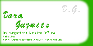 dora guzmits business card
